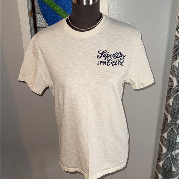 Superdry Embroidered T Shirt SZ Medium - Picture 2 of 10